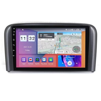 MekedeTech Android Car Radio Stereo GPS Navigation for Volvo S80 1998-2006 Head Unit,1280 * 720 Touch Screen Upgrade with 4G LTE Wireless CarPlay/Android Auto,8 core 6+128G