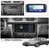 MekedeTech Android Car Radio Stereo GPS Navigation for Volvo S80 1998-2006 Head Unit,1280 * 720 Touch Screen Upgrade with 4G LTE Wireless CarPlay/Android Auto,8 core 6+128G view 2