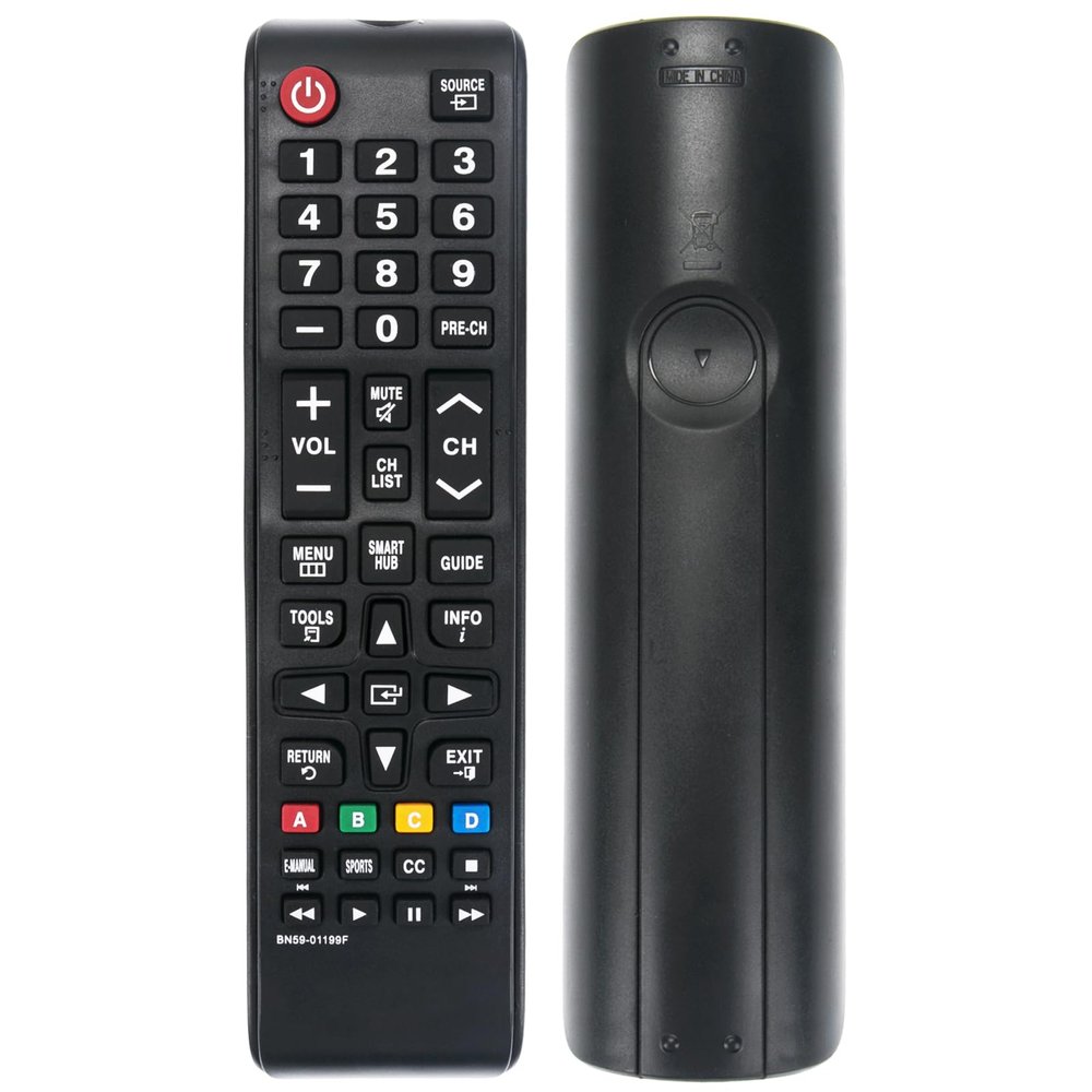 Allimity BN59-01199F Replacement Remote fit for Samsung 2015 LED TV J520D Series UN40J520D UN48J520D UN50J520D UN40J520DAF UN48J520DAF UN50J520DAF UN40J520DAFXZA UN48J520DAFXZA UN50J520DAFXZA