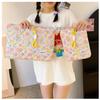 11-13 Inch Floral Puffy Laptop Sleeve Cute Carrying Case Fairycore Padded Laptop Cover Bag Zipper Accessories Pouch (Flower,11 inch) view 2
