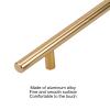 FJYDM Handles 10 Pack Brass Drawer Pulls, Gold Cabinet Handles 5 Inch Kitchen Cabinet Door Handles, Simple to Install Barthroom Bedroom Furniture Handles, Perfect Decoration for Modern Furniture view 4
