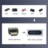 NFHK 4pcs/lot USB-C USB2.0 Type C Female to Micro USB Male Power Data Adapter 90/360 Degree Angled Type view 2