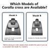 Mangoal Front 4K & Rear 1080P Dash Cam Custom fit for Toyota Corolla cross & Corolla cross Hybrid 2023 2024 2025 2026 (Model A),LE L XLE,OEM Factory Look,2160P UHD Video,Built-in WiFi & APP,128GB Card view 2