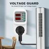 Automatic Voltage Current Protector Socket, AC 110V 220V Adjustable 16A Power Surge Protector EU Plug Socket TOSVA-16 view 2