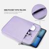 12.9 13 inch iPad Pro Sleeve Case for iPad Pro 13 inch M5 M4 & iPad Air 13" M2 M3(2025) with Magic Keyboard, iPad Pro 12.9 inch M2 M1(6th/5th/4th/3rd Gen) Carrying Tablet Cover Bag -Purple view 3