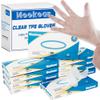 Meekear 1000 PCS TPE Disposable Gloves, Clear Latex-free & Powder-Free Food Safe Cleaning One-time-use Gloves, Medium, 4 Mil view 1