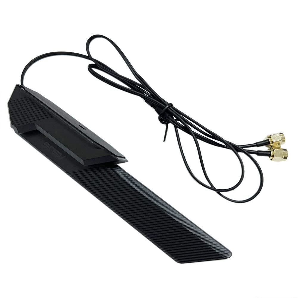 HSSDTECH WiFi 6e Antenna 2T2R Dual Band 2.4G/5G/ 6G WiFi Antenna Cable AORUS 2T2R WiFi Moving Antenna for ASUS TUF Gaming X570 Plus PRO WiFi /X570S X570I AORUS PRO Master Xtreme 14008-02650500