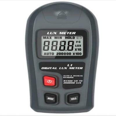 L1 Digital Lux Meter 200000 LightMeter FCLux Illuminometer PhotometerTester LCD High Accuracy LightTester