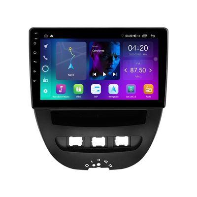 FELLOSTAR Android Car Stereo Radio for Peugeot 107 2009-2015, Built in CarPlay Android Auto GPS Navigation WiFi Head Unit Touchscreen Display (4-Core 2+32GB)