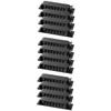 jojofuny 12pcs Cord Keeper Wire Management Clips Adhesive Cable Organizer Easy Install for Home Office Nightstand Computer and Car Keep Cables Tidy and Organized view 1