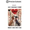 Case for iPad Pro 11 Inch Case 2020(2nd Gen) with Pencil Holder, Smart iPad Case Support Touch ID and Auto Wake/Sleep -Valentine Dog view 4
