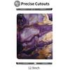 Case for iPad Pro 11 Inch Case 2020(2nd Gen) with Pencil Holder, Smart iPad Case Support Touch ID and Auto Wake/Sleep -Purple Gold Marble view 4