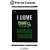 Case for iPad Pro 11 Inch Case 2020(2nd Gen) with Pencil Holder, Smart iPad Case Support Touch ID and Auto Wake/Sleep -I Heart Love Garbage Trucks view 4