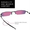 LenzReborn Replacement Earsocks for Oakley Transistor OX3085/Lizard/Lizard 2/Capacitor/Spoke/Jackknife 2.0/Jackknife 4.0/Jackknife 6.0 Eyeglass - Black view 2