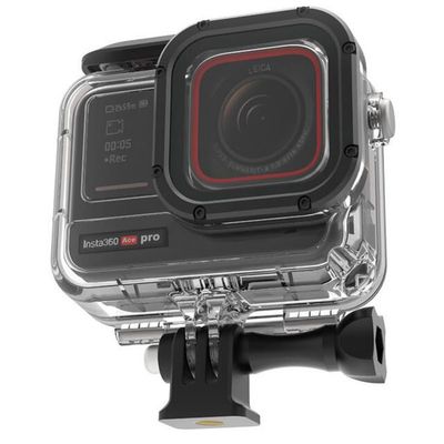 Coyktonty Dive Case Waterproof case for Insta360 Ace Pro,60 M Underwater Filming Accessory with Bracket and Screws