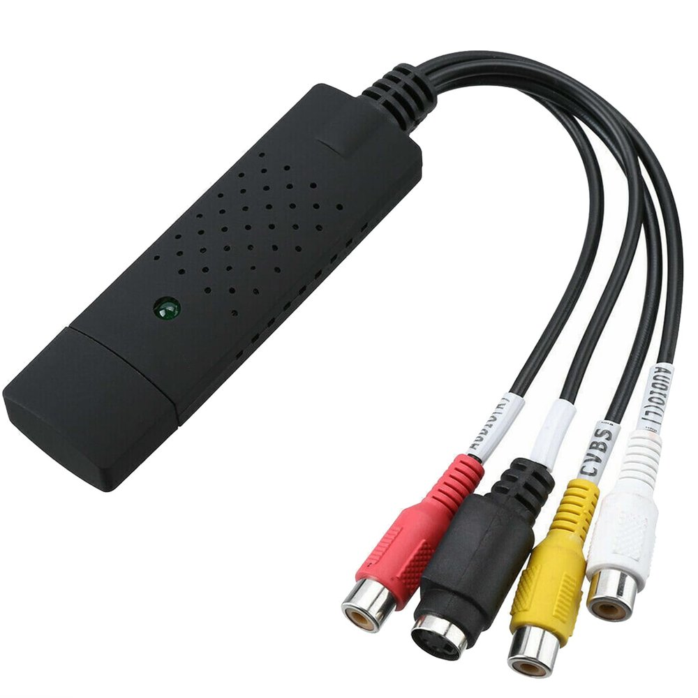 ThraKi for USB 2.0 Audio Video VHS to DVD VCR PC HDD Converter Adapter Digital Capture Card