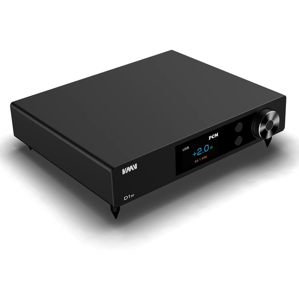 SMSL VMV D1se2 Balanced DAC ES9039MSPRO Chip Bluetooth 5.0 Support MQA MQA-CD Decoder XMOS XU-316 DSD512 PCM 32bit/768kHz USB/Optical/Coaxial/Bluetooth/IS Input HiFi Audio DAC with Remote Control