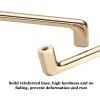 FJYDM Brushed Brass Cabinet Pulls, 10Pack Solid 3 Inch Gold Cabinet Handles, Slim Square Bar Drawer Handles, Kitchen Cabinet Hardware Kitchen Handles Dresser Handles view 4
