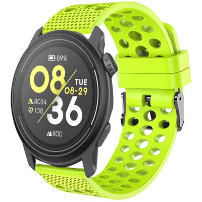 Compatible for COROS PACE 3 Band, Lamshaw 20mm, 22mm Silicone Replacement Wristbands Sport Strap with Metal Buckle Compatible for COROS PACE 3 / APEX 2 Pro / APEX Pro / APEX 46mm/APEX 2 / PACE 2 / APEX 42mm Smartwatch (22mm size band, Green)