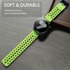 Compatible for COROS PACE 3 Band, Lamshaw 20mm, 22mm Silicone Replacement Wristbands Sport Strap with Metal Buckle Compatible for COROS PACE 3 / APEX 2 Pro / APEX Pro / APEX 46mm/APEX 2 / PACE 2 / APEX 42mm Smartwatch (22mm size band, Green) view 4