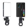 NovelGoal Mobile Phone LED Video Light Selfie Fill Light 2500K-9000K Computer Camera Lamp Photography Fill Light for Smartphone Vlog Live Streaming (with Clip Set) view 1