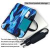 Abstract Blue Ultra-Thin Laptop Bag,Laptop Bags For Business,Enjoy A Hassle-Free And Stylish Journey view 3
