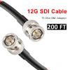 XRDS -RF 200FT SDI Cable, 3G/6G/12G Video Cable 75ohm RG6 BNC Supports HD-SDI/3G/6G-SDI/4K for Video Security Camera SDI Converter view 2