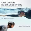 SHOKZ OpenSwim Pro - Open-Ear Bluetooth & MP3 Bone Conduction Sport Headphones, Swimming Headphones, IP68 Waterproof, Red view 3