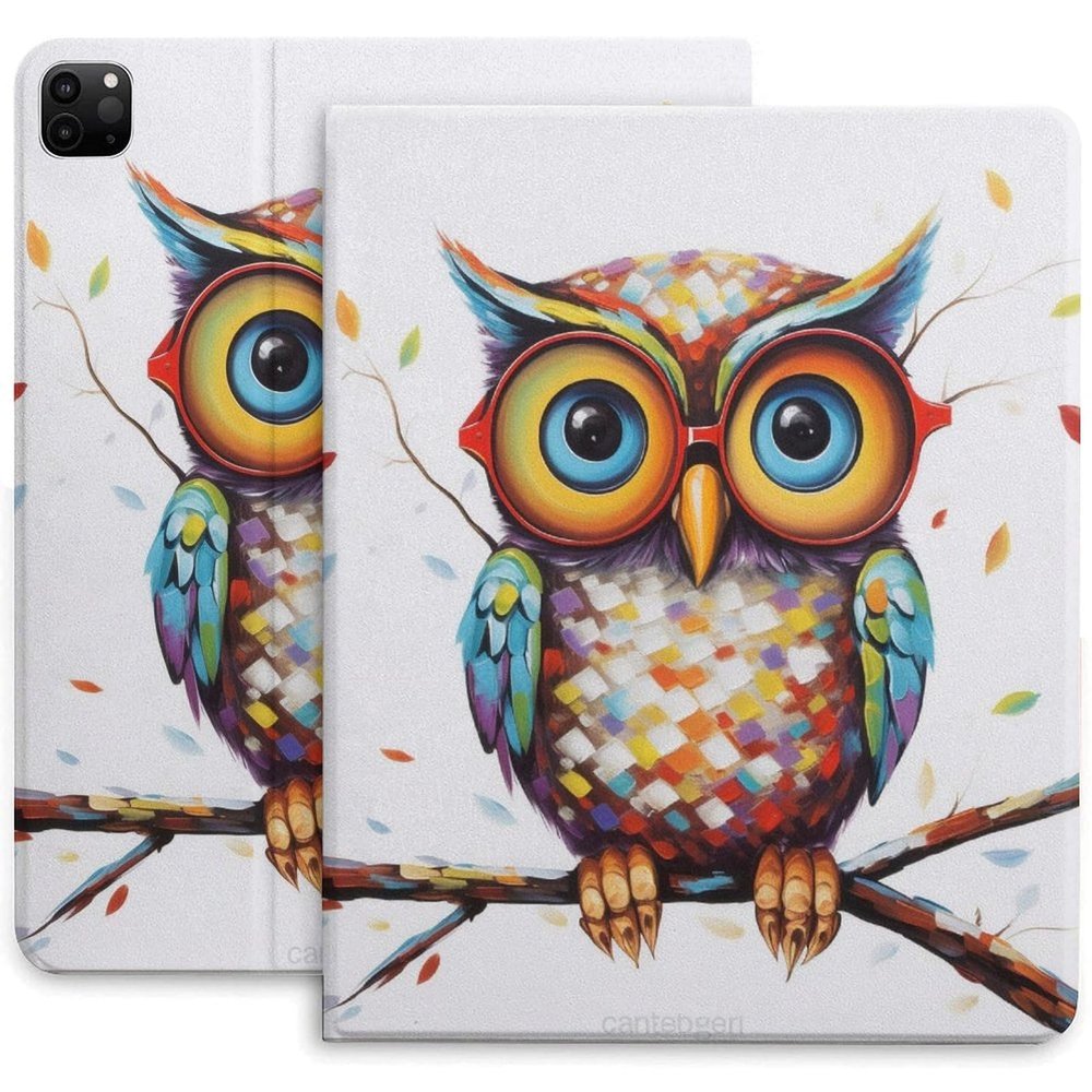 Case for iPad Pro 11 Inch Case 2020(2nd Gen) with Pencil Holder, Smart iPad Case Support Touch ID and Auto Wake/Sleep -Mr Owl