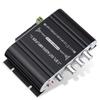 ihreesy Mini Audio Amplifier,Hi-Fi Subwoofer Amplifier Portable 2.1CH Audio Power Amplifier Digital Power Amplifier Receiver with AUX for Car Home Use,U.S. Regulations,Black view 3