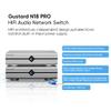 Gustard N18 PRO HiFi Audio Network Switch, 5* Ethernet Ports 1* SPDIF Optical Fiber Input Interface, BNC 10 MHz Clock Input, High Performance Network Switch for HiFi Audio Streaming(Black) view 2