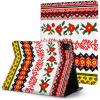 Case for iPad Pro 11 Inch Case 2020(2nd Gen) with Pencil Holder, Smart iPad Case Support Touch ID and Auto Wake/Sleep -Colorful Ukrainian Embroidery Patterns view 2