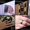 DirectNine Basics 125kHz RFID Ring for HID ProxCard II Access Control Cards Proximity Compatible with 26 bit H10301 Format (Black, US 9#) view 3