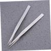 DOITOOL 10pc Stainless Steel Straight Tweezers Ergonomic Design for Sewing and Crafting Resistant Precision Tool for Home Sewing Machine Use view 3