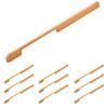 FJYDM Handles 10 Pack Brass Cabinet Hardware Pulls, 5 Inch Hold Centers Dresser Handles, Drawer Pulls for Furniture Cupboard Wardrobe Kitchen Door view 1