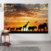 12x8ft Safari Backdrop African Wild Animals Great Plains Sunset Scenery Photography Background Kids Birthday Party Boys Adult Portrait Decoration Supplies Photo Booth Props view 4