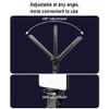 Andoer M16 RGB LED Video Light, Photography Light 3000K-9900K Dimmable with 20 FX Effects, Phone Holder Clamp and Cold Shoe Adapter for Live Streaming Youtube view 2