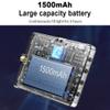 Andoer M15 LED Video Light, Photography Light 3000K-9900K Dimmable with 1/4" Threaded Holes, Phone Holder Clamp and Cold Shoe Adapter for Vivo Youtube vlog view 3