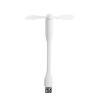 JAGTRADE Small Fan USB Cooling Fan Electronic Gadgets Ventilador Led USB Mini Ventilador Portable Flexible Cooler For Laptop Smart Phone, 14.5x8.7cm, White
