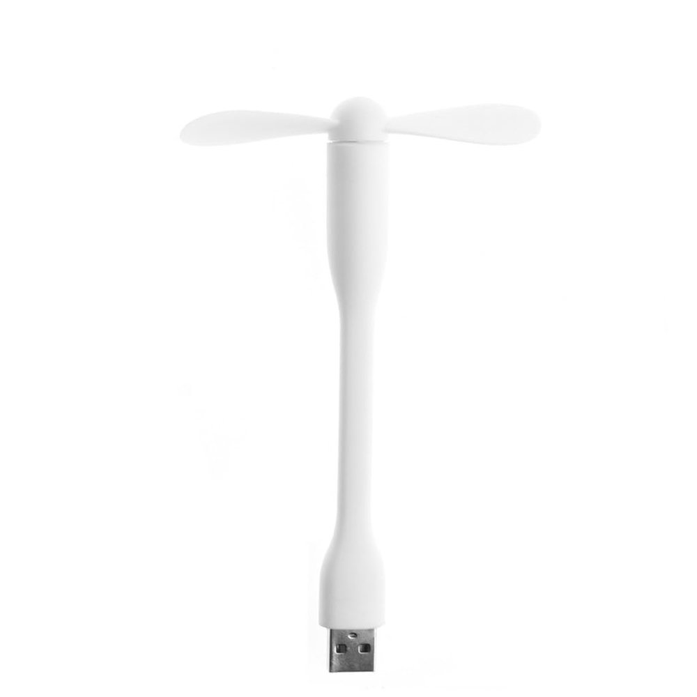 JAGTRADE Small Fan USB Cooling Fan Electronic Gadgets Ventilador Led USB Mini Ventilador Portable Flexible Cooler For Laptop Smart Phone, 14.5x8.7cm, White