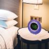 HANNLOMAX HX-162CR Alarm Clock Radio, RGB Mood Light (Silver) view 4
