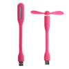 JAGTRADE USB Fan USB Fan Flexible Portable Mini Fan USB 5V Fan with USB LED Light Lamps for Power Bank Notebook Computer Summer Gadget, Black view 3