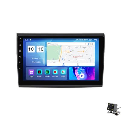 ADMLZQQ Car Stereo 9" Android 12 Double Din Bluetooth Autoradio for Fiat Bravo 2007-2012,Touchscreen Radio with GPS Car-Play Bluetooth SWC Backup Camera Mirror Link 5G WiFi AM/FM,M500s