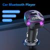 Alanph Bluetooth 5.3 Car Adapter, PD &QC3.0 Fast Charging FM Radio Transmitter for Car, Radio Bluetooth Receiver, Hands-Free Calling, U Disk & Colorful Light view 2