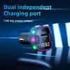 Alanph Bluetooth 5.3 Car Adapter, PD &QC3.0 Fast Charging FM Radio Transmitter for Car, Radio Bluetooth Receiver, Hands-Free Calling, U Disk & Colorful Light view 3