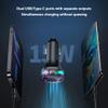 Alanph Bluetooth 5.3 Car Adapter, PD &QC3.0 Fast Charging FM Radio Transmitter for Car, Radio Bluetooth Receiver, Hands-Free Calling, U Disk & Colorful Light view 4
