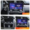 EsaSam 9 Inch Android 12 Car Stereo Multimedia Car Radio for Civic 2015~2020 GPS Navigation MP5 Player with 4G/USB/RDS/DSP/Carplay/Auto+720P Backup Camera,8 core m800s 8g+256g view 2