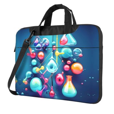 Abstract Science Chemistry Illustration 3d Ultra-Thin Laptop Bag,Laptop Bags For Business,Enjoy A Hassle-Free And Stylish Journey