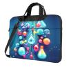 Abstract Science Chemistry Illustration 3d Ultra-Thin Laptop Bag,Laptop Bags For Business,Enjoy A Hassle-Free And Stylish Journey view 1
