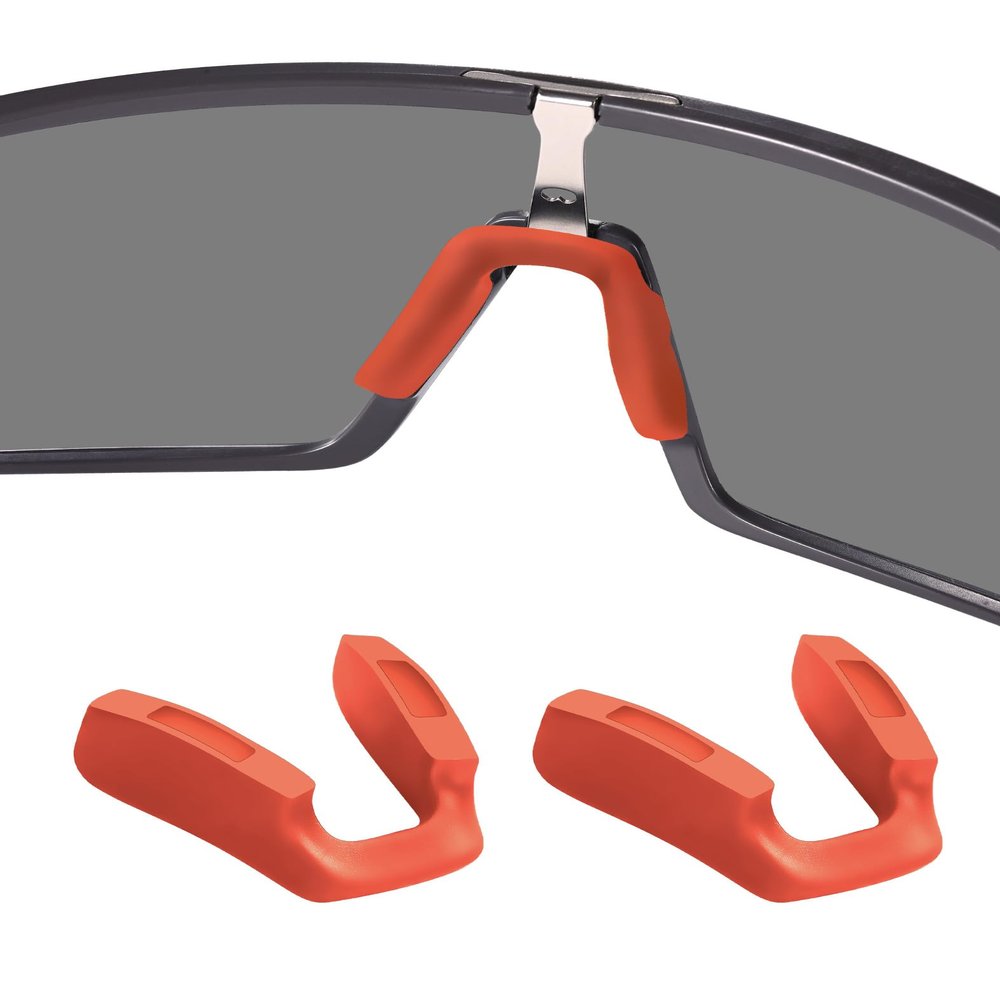 Replacement Nose Piece Nose Pads for Oakley Sutro OO9406 / Sutro S OO9462 / Sutro Lite OO9463 / Sutro Asian Fit OO9406A / Sutro Lite Asian Fit OO9463A / Sutro Vented Sunglass - Orange + Orange